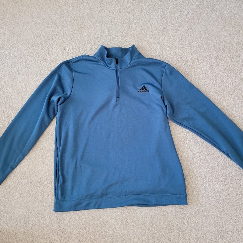 Adidas Aeroready 1/4 Zip Golf Pullover Sweatshirt Orbit Indigo GT0072 Mens Sz XL